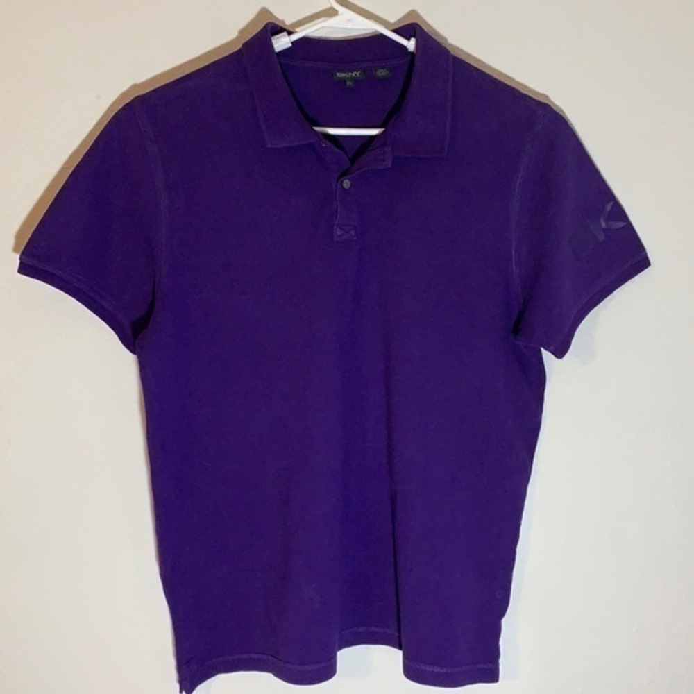 DKNY Purple Polo Shirt